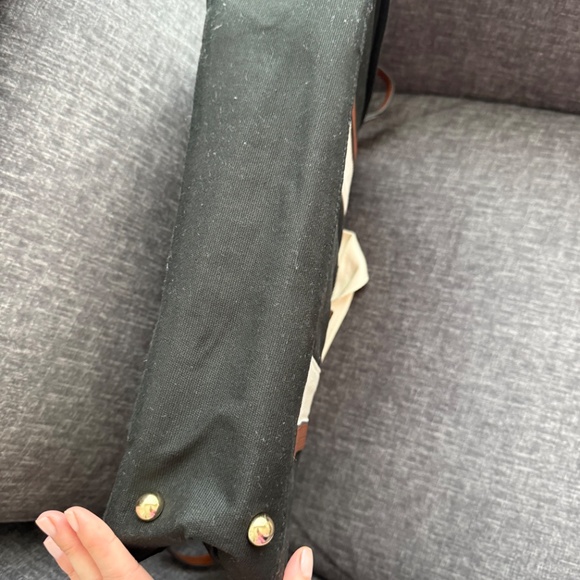 Chloé Cotton Canvas Logo Changing Bag with Leather Trims - Picture 3 of 12